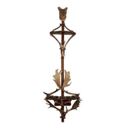 Silver Fir Wall Gun Rack Italy 20th Century