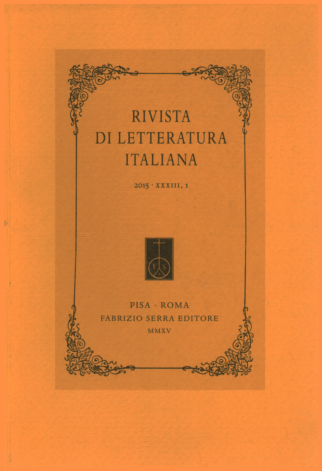 Zeitschrift für italienische literatur 2015,XXXIII,1, s.zu.