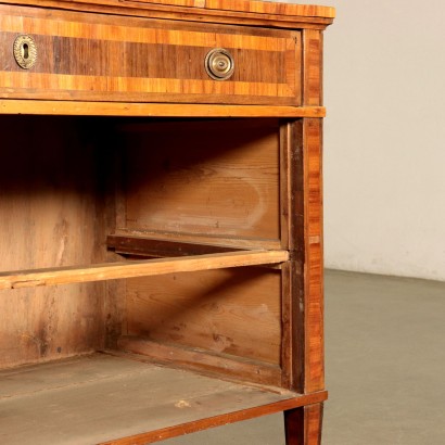 Ligurian Chest of Drawers Walnut and Brazilian Rosewood 18th Century