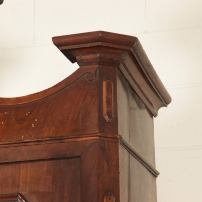 Walnut Double Body Bookcase Italy 19th Century