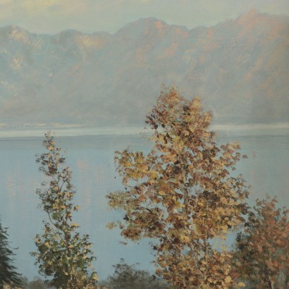 View of Lago di Como Lombardy 20th Century