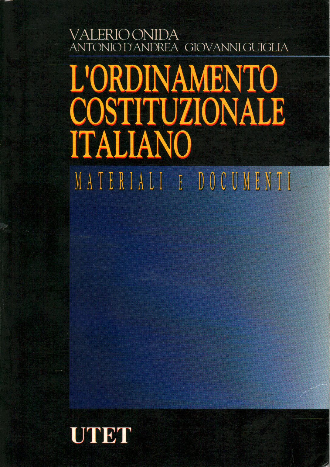 L ordinamento costituzionale e italiano, A.A.V.V.
