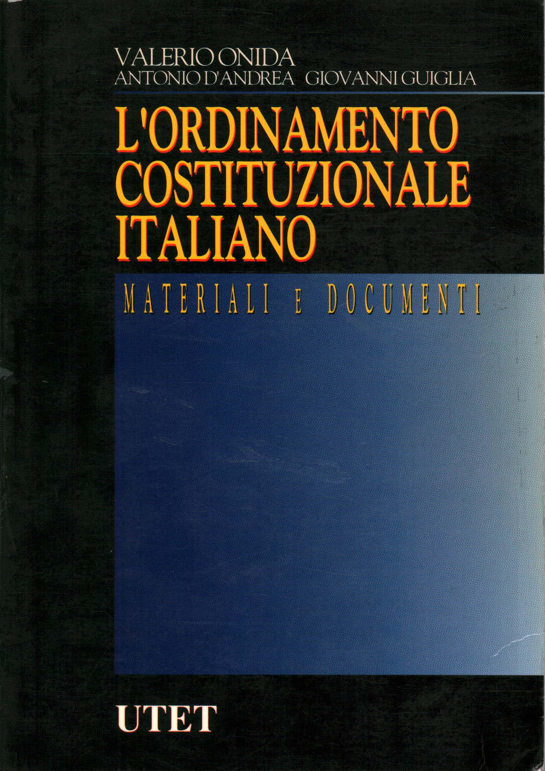 L'ordinamento costituzionale e italiano, A.A.V.V.