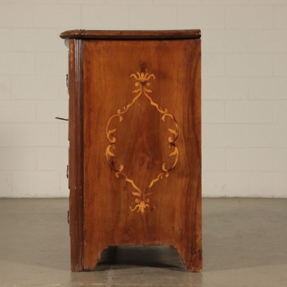 Maple and Walnut Chest of Drawers Italy 18th Century