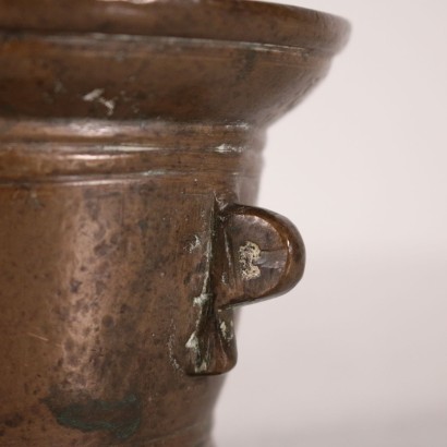 Bronze Mortar With Pestle Italy 19th Century