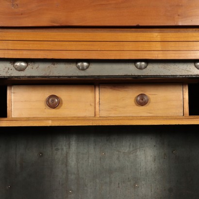 Walnut Secretaire With Safe Italy 19th Century