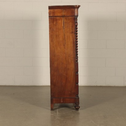 Walnut Secretaire With Safe Italy 19th Century