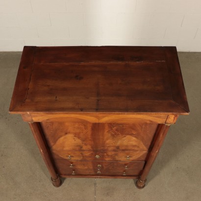 Walnut Empire Style Secretaire France 19th Century