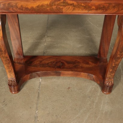 Mahogany Carlo X Console France 19th Century