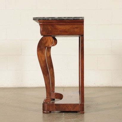 Petite Console Charles X Ronce d'Acajou France '800