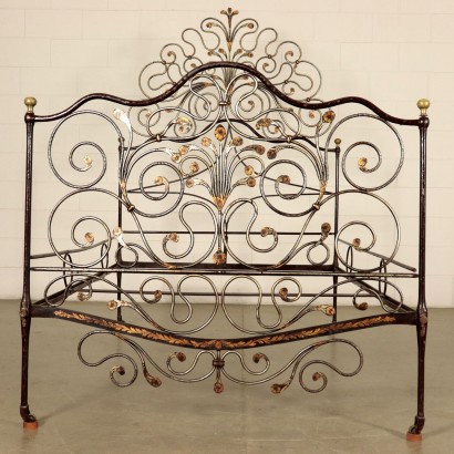 Wrought Iron Bed Italy 19th Century