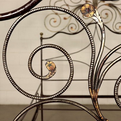 Wrought Iron Bed Italy 19th Century