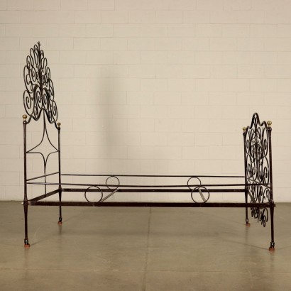 Wrought Iron Bed Italy 19th Century