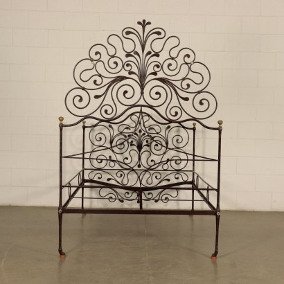 Wrought Iron Bed Italy 19th Century