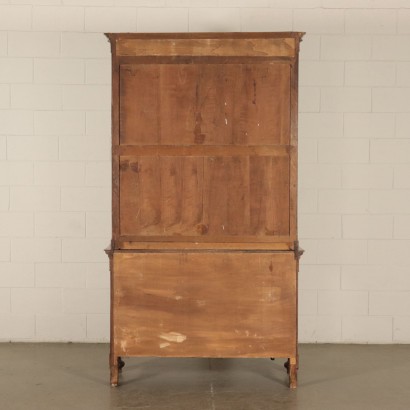 Walnut Two-body Cupboard Italy 19th Century