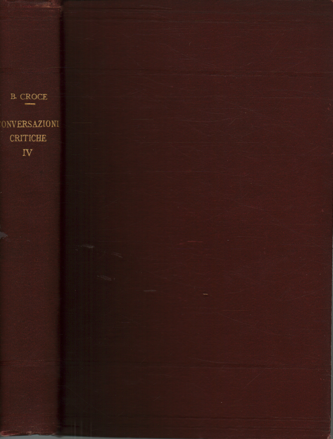 Conversations criticism (first Series), Benedetto Croce