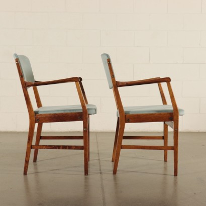 Vintage Pair of Chairs Italy 1950's