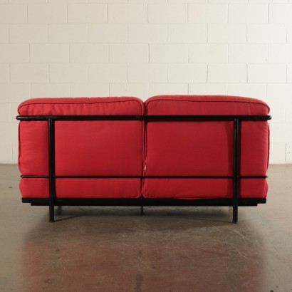 Vintage Le Corbusier Sofa LC2 produced by Cassina 1980's