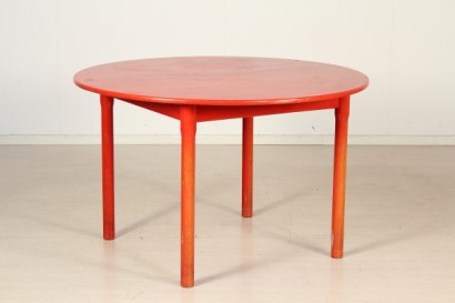 modernariato, tavoli, tavolo "Carimate", tavolo rotondo, tavolo allungabile, modernariato anni 60, tavolo cassina, tavolo vico magistretti