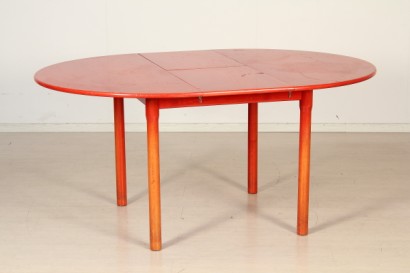 modernariato, tavoli, tavolo "Carimate", tavolo rotondo, tavolo allungabile, modernariato anni 60, tavolo cassina, tavolo vico magistretti