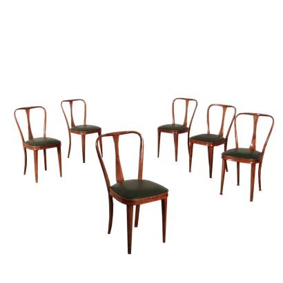 Vintage Group of Chairs Italy 1960's
