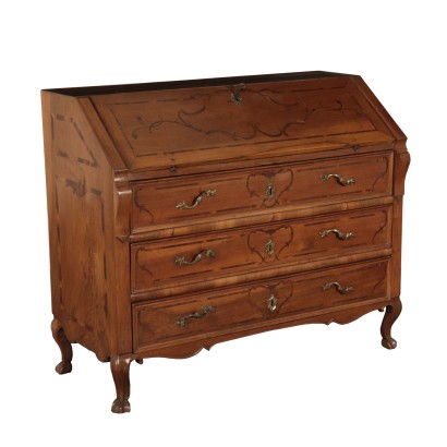 Walnut Drop-leaf Chest Italy 18th Century