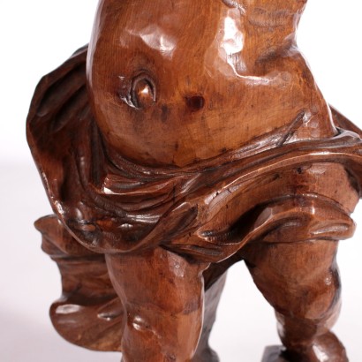 Neo-Baroque Wooden Sculpture Italy 19th Century