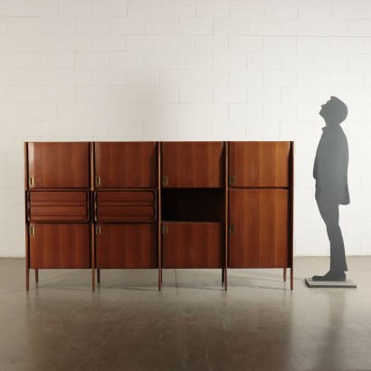 Vintage Cupboard in Teak Veneer 1960's