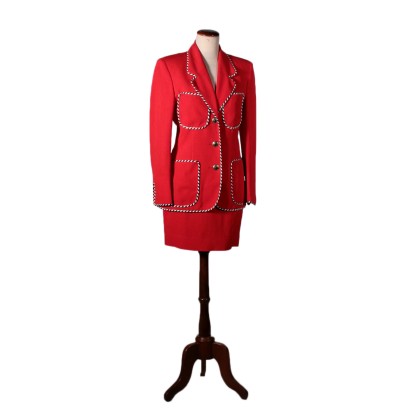 Business-Anzug Rot Moschino