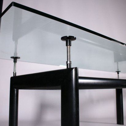 Table Le Corbusier Cassina Nétal Verre Italie Année 80