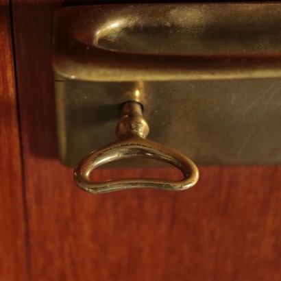 Vintage Mahogany Veneer Wardrobe 1950's