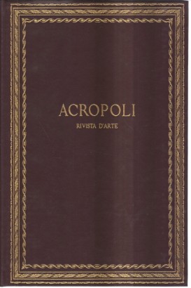 Acropoli. Anno 1960-61. Fascicolo I