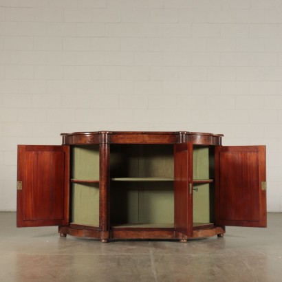 Mahogany Cupboard With Three Doors England 19th Century