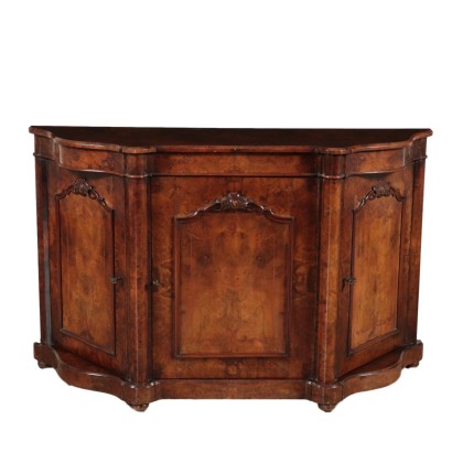 Mahogany Cupboard With Three Doors England 19th Century