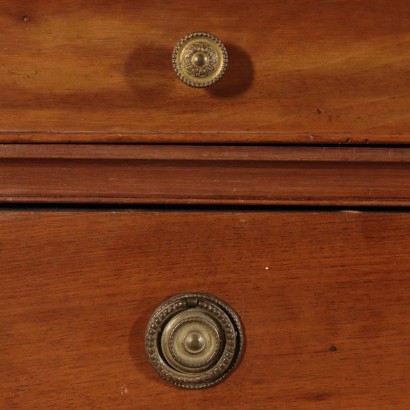 Solid Walnut Chest of Drawers Italy Mid 19th Century