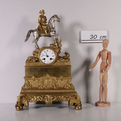 Chiselled and Gilded Bronze Table Clock