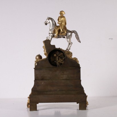 Chiselled and Gilded Bronze Table Clock