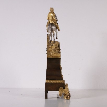 Chiselled and Gilded Bronze Table Clock