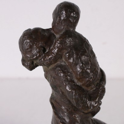 Sculpture Franco Bargiggia Bronze Marbre Italie '900