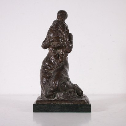 Sculpture Franco Bargiggia Bronze Marbre Italie '900