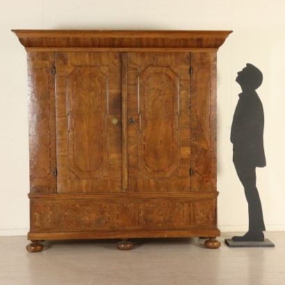 Armoire Epicéa Noyer Merisier Allemagne XVIIIeme siècle