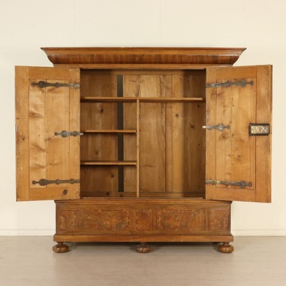 Walnut Wardrobe With Two Doors Germany 18th Century