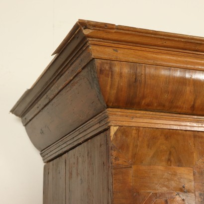 Walnut Wardrobe With Two Doors Germany 18th Century