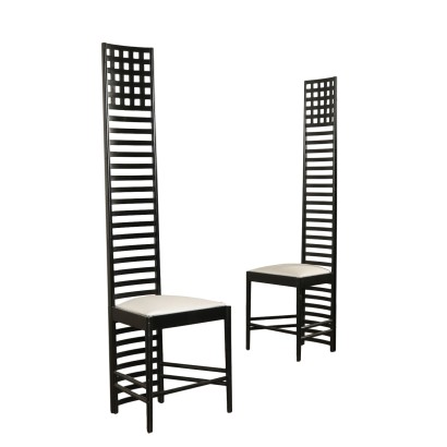 Hill House Chairs Designed by Charles Rennie Mackintosh 1980's