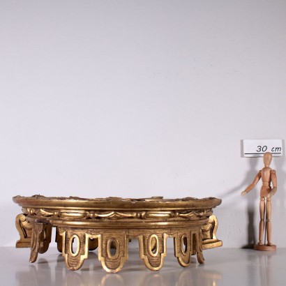 Carved Wood Gilt Crown for Four-Poster Bed 19th century