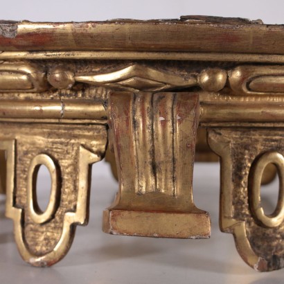 Carved Wood Gilt Crown for Four-Poster Bed 19th century