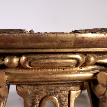 Carved Wood Gilt Crown for Four-Poster Bed 19th century