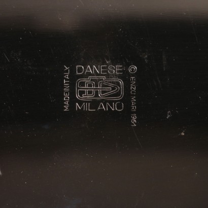 Vintage Steel Tray by Enzo Mari for Danese Italy 1960's