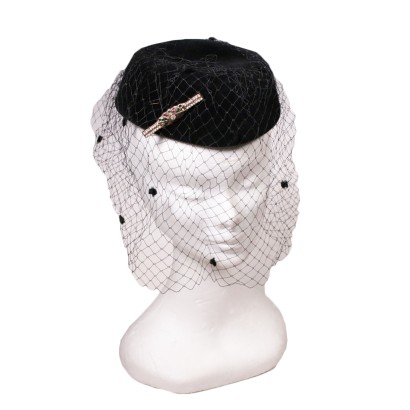 Vintage Hat With Veil 1940's