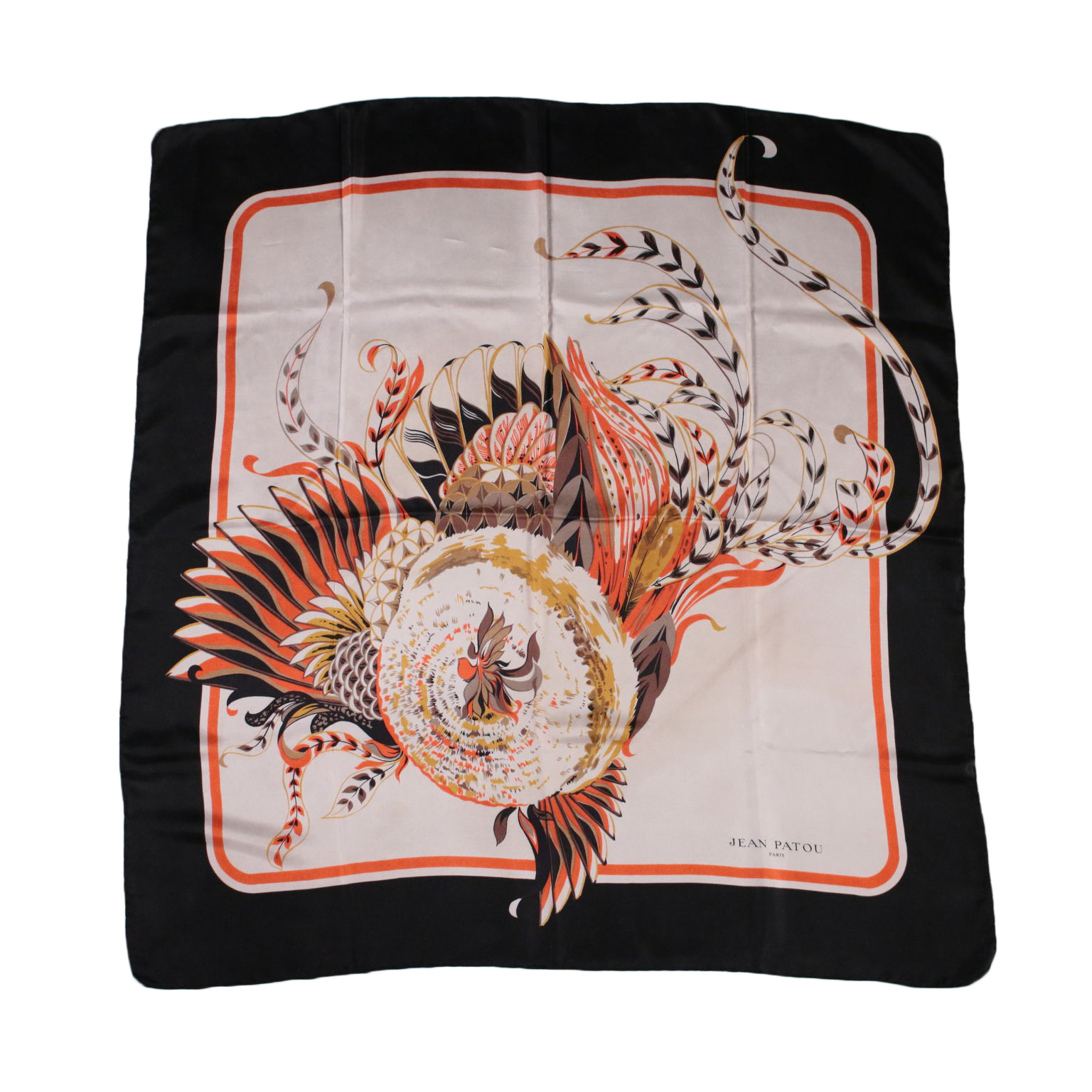 Foulard Vintage Jean Patou Vetements Linge de Maison Antiques Vintage dimanoinmano